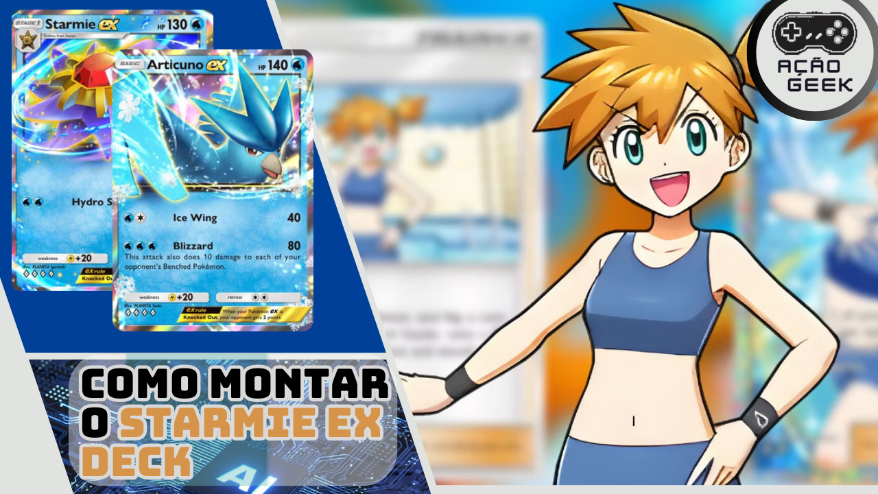 Como montar o Deck Starmie ex e Articuno ex